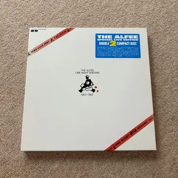 CD 미개봉 THE ALFEE 라이브 앨범 ONE NIGHT DREAMS