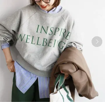 JOURNAL STANDARD relume 2WAY 로고 맨투맨 그레이