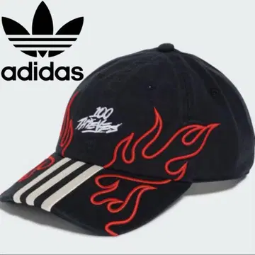 adidas 100 Thieves 블랙 캡 프레임 캡