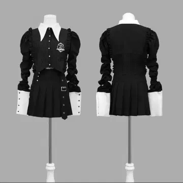 DimMoire 디무모아르 Gothic 학원 셋업 블랙