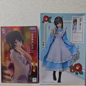 사쿠라지마 마이 유카타 & 일본 의류 피규어 세트