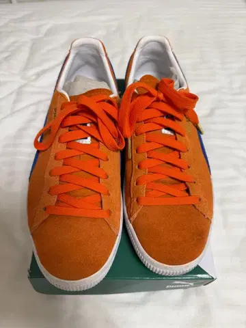 PUMA SUEDE CLYDE 오렌지 10