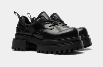 리마진 스타일 더비 슈즈 통굽