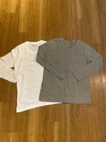 Hanes 크루넥 롱 슬리브 L