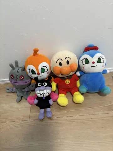 호빵맨 봉제 인형 세트