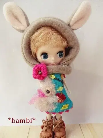 미니 브라이스 토끼 세트*bambi*