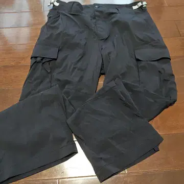 RVCA 블랙 카고 팬츠 L
