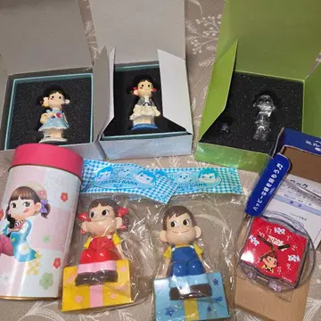 페코짱 후지야 미니 피규어 저금통 시계 세트
