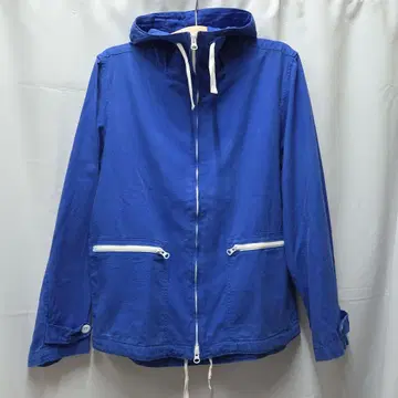 SHIPS JET BLUE 후드 부착 파랑 점퍼 L
