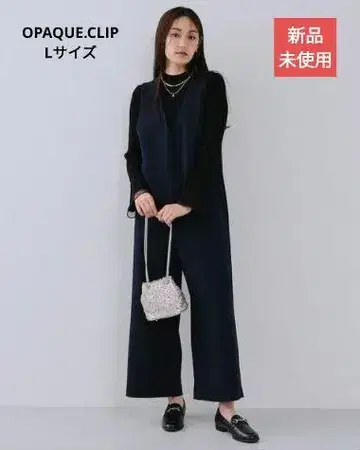 새상품 오파크 클립 V넥 올인원 L 사이즈
