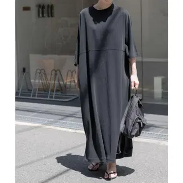 FORK&SPOON 모달 카노코 크루넥 원피스 사이즈 1