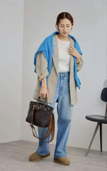 FRAMeWORK W 오버 사이즈 자켓