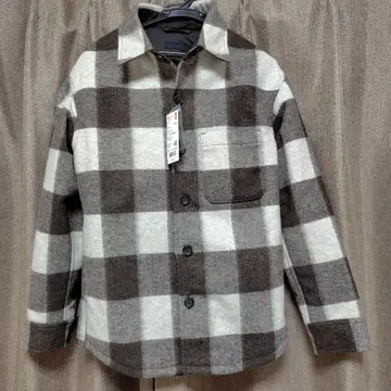 UNIQLO 울 체크 셔츠 자켓 S
