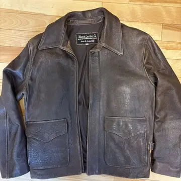 영국제 Wested Leather 인디 자켓
