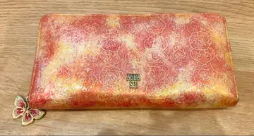 ANNA SUI 꽃무늬 장지갑 나비 참 포함