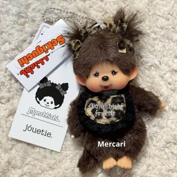 몽치치 x 쥬에티 레오파드 키체인 Monchhichi