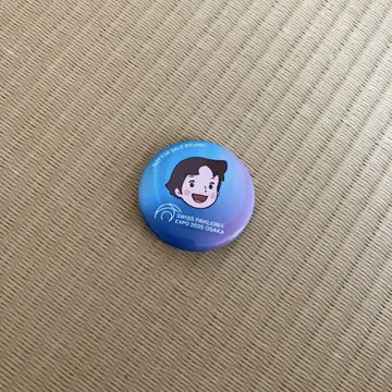오사카 간사이 만박 스위스관 하이디 캔뱃지