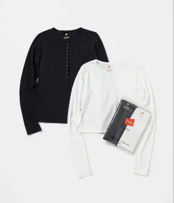Hanes for BIOTOP 헨리넥&크루넥 2P