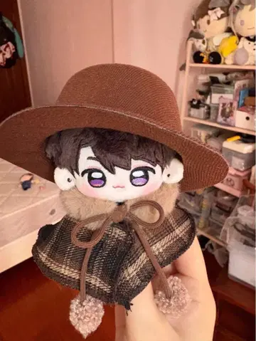 10cm 봉제 인형용 옷 갈아입기 의류 마스코트 활 2세트