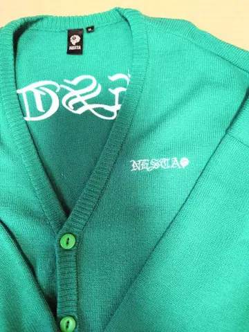 NESTA 네스타 그린 컬러 가디건 XXL