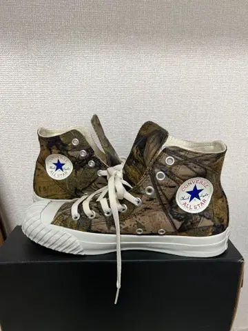 CONVERSE 카모 패턴 하이컷 스니커즈 25.5cm