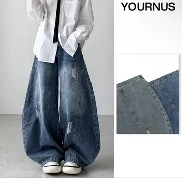 YOURNUS 벌룬 데님