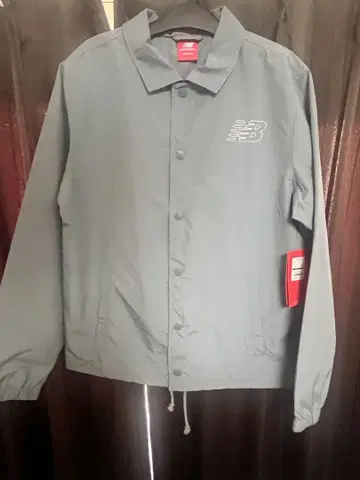 New Balance 그레이 나일론 자켓 M