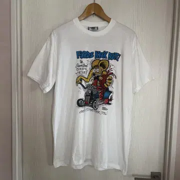 RAT FINK 랫핑크 에드 로스 90's 랫핑크 T WM2