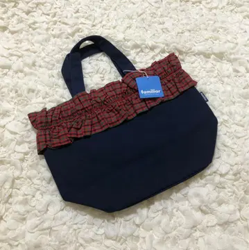 familiar 파밀리아 프릴 토트백
