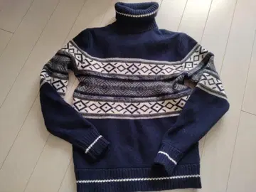 [ USED ] TOMMY HILFIGER 네이비 노르딕 스웨터 M