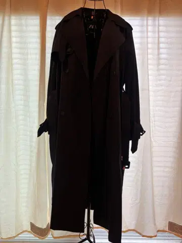 ZARA 자라 롱 트렌치코트 네이비 XL