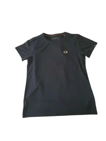 MAMMUT 블랙 반팔 셔츠 XS