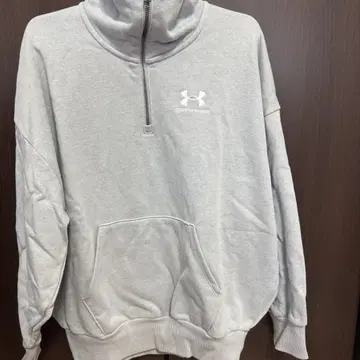 언더아머 그레이 하프 지퍼 트레이닝복