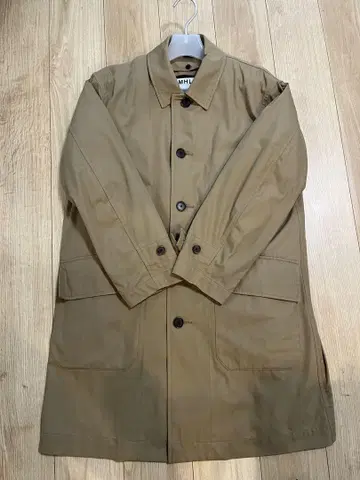 MHL. 다운 라이너 부착 스텐카라 코트 베이지 M