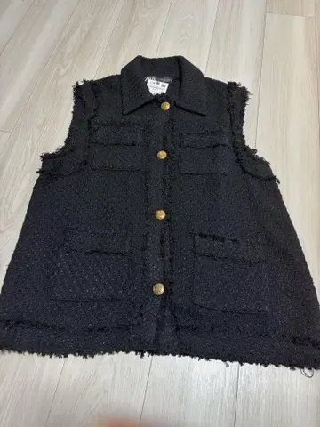 ZARA 트위드 베스트