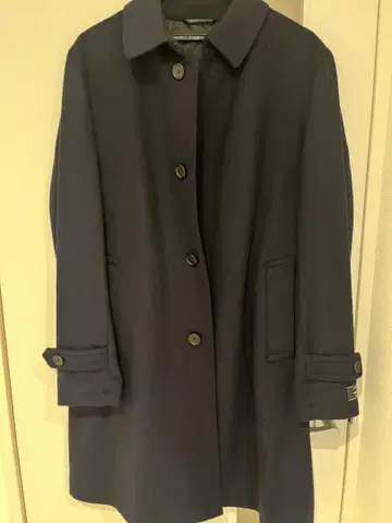 ADRER 네이비 체스터 코트 5개 버튼