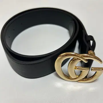 벨트 GG 마몬트 가죽 골드 금장 장식