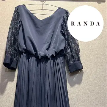 [ RANDA ] 포멀 드레스 블루
