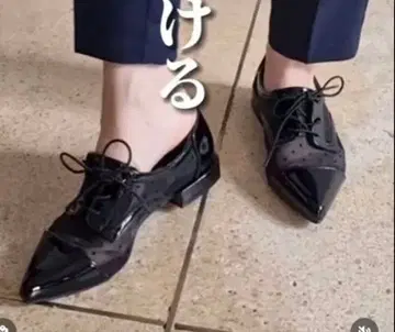 Sesto 블랙 레이스업 스틸레토 신발