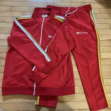 MINTCREW 빨간색 스트라이프 저지 XL 바지 단품