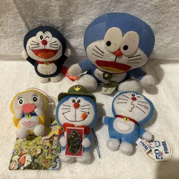 도라에몽 봉제 인형 마스코트 5개