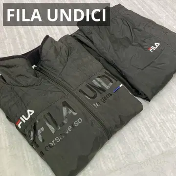FILA UNDICI 겨울용 저리 상하의 남성용 M 다크 그린