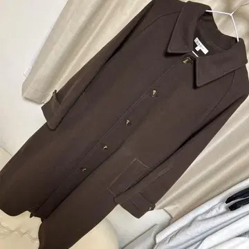 MOUSSY 브라운 롱 코트 사이즈 2