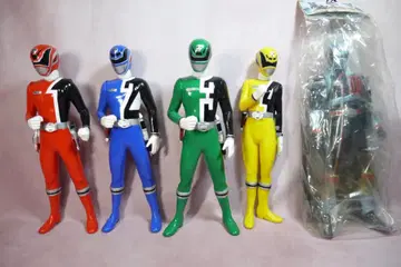 데카레인저 데카 마스터 빅 사이즈 소프트 비닐 피규어 5개