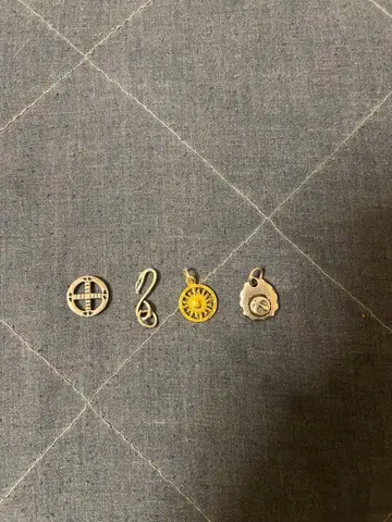 이글 후크 은 메탈 대 골드 참 세트