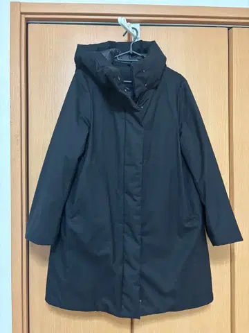 UNIQLO 다운 코트 다운 하이브리드 다운 코트 블랙 M 블랙
