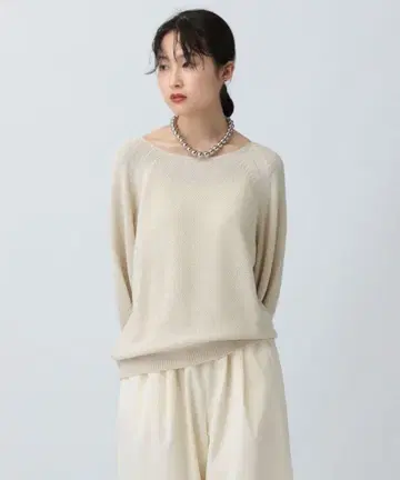 LEPSIM 7 게이지 카노코 래글런 긴팔 풀오버