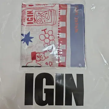 IGIN 팝업 한정판 반다나 (블루&레드)
