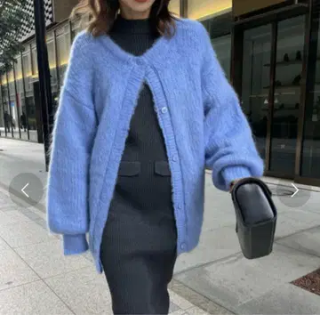 AMERI 2WAY MOHAIR SHAGGY KNIT