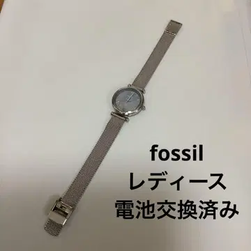 fossil 여성용 손목시계 실버 배터리 교체 완료